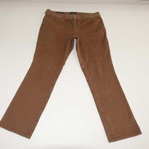Not Your Daughter's Womens Sheri Slim Jeans Size 12 Brown High Rise 29.5" Inseam